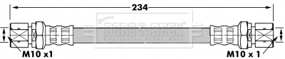 Flexible de frein BORG & BECK BBH7290