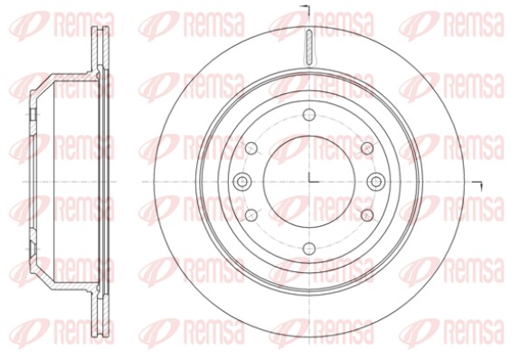 Disque de frein REMSA 61397.10