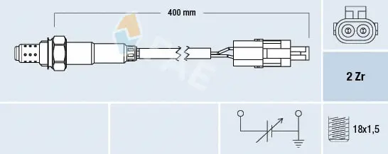 Sonde lambda FAE 77773