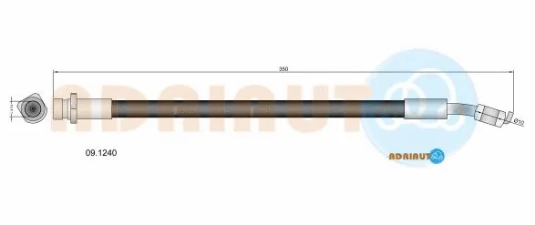 Flexible de frein ADRIAUTO 09.1240