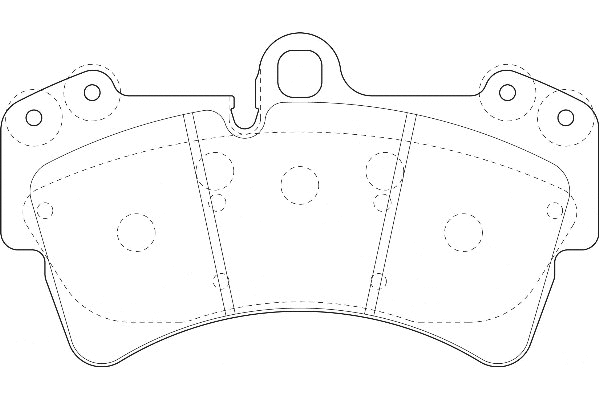 Kit de plaquettes de frein, frein à disque Omnicraft 2135182