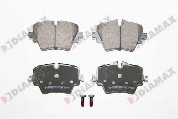Kit de plaquettes de frein, frein à disque DIAMAX N09884