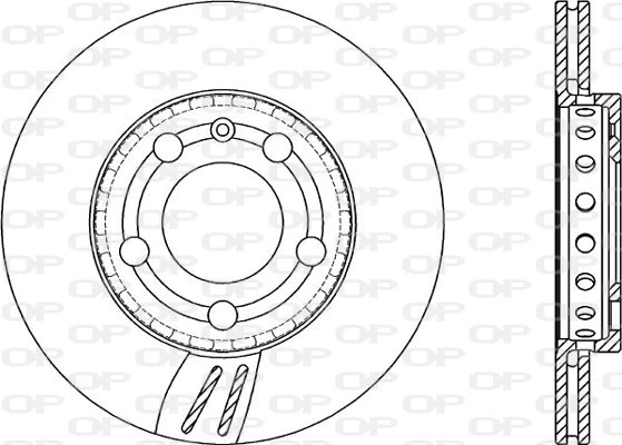 Disque de frein OPEN PARTS BDA2066.20