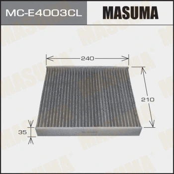 Filtre, air de l'habitacle MASUMA MC-E4003CL