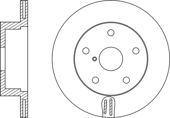 Disque de frein FIT FR0614V