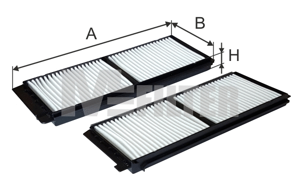 Filtre, air de l'habitacle MFILTER K 9164-2