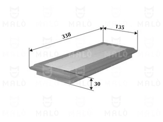 Filtre à air AKRON-MALÒ 1500539