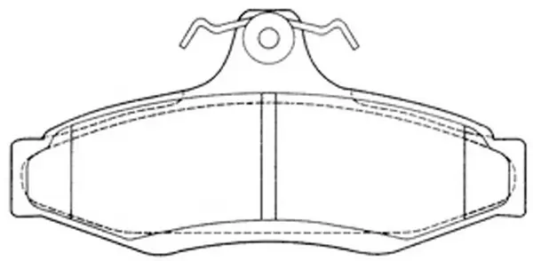 Kit de plaquettes de frein, frein à disque FIT FP0724