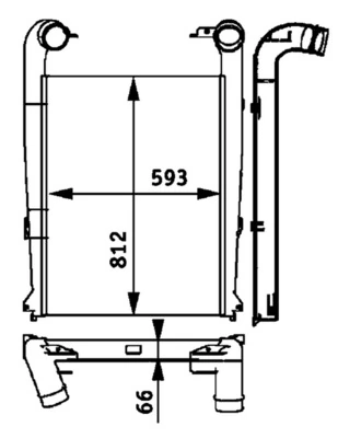 Refroidisseur d'air de suralimentation MAHLE CI 112 000P