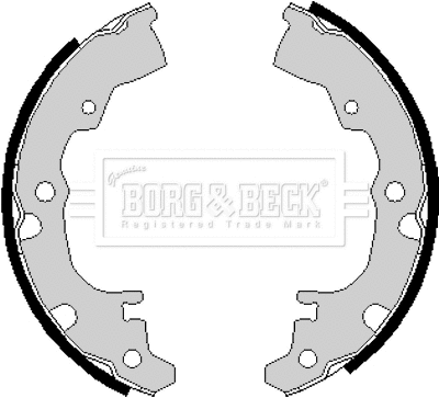 Jeu de mâchoires de frein BORG & BECK BBS6144