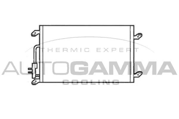 Condenseur, climatisation AUTOGAMMA 102667