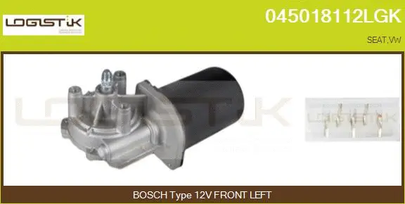 Moteur d'essuie-glace LGK 045018112LGK