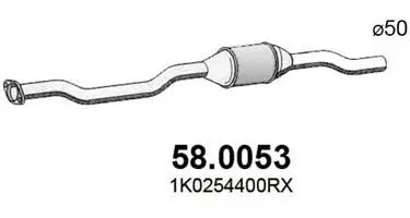 Catalyseur ASSO 58.0053