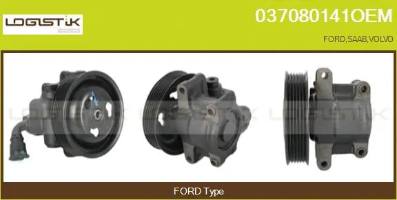 Pompe hydraulique, direction LGK 037080141OEM