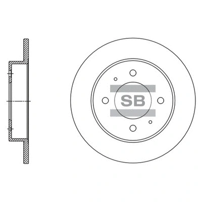 Disque de frein Hi-Q SD1115