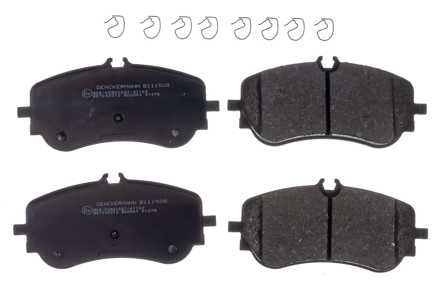 Kit de plaquettes de frein, frein à disque DENCKERMANN B111508