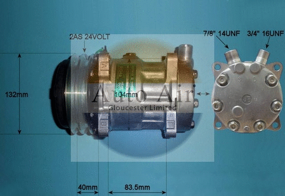Compresseur, climatisation AUTO AIR GLOUCESTER 14-0118