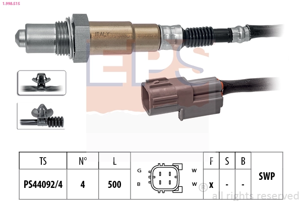 Sonde lambda EPS 1.998.515
