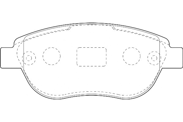Kit de plaquettes de frein, frein à disque Omnicraft 2134852