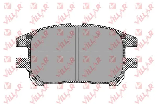 Kit de plaquettes de frein, frein à disque VILLAR 626.1332