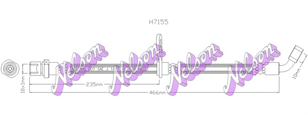 Flexible de frein KAWE H7155