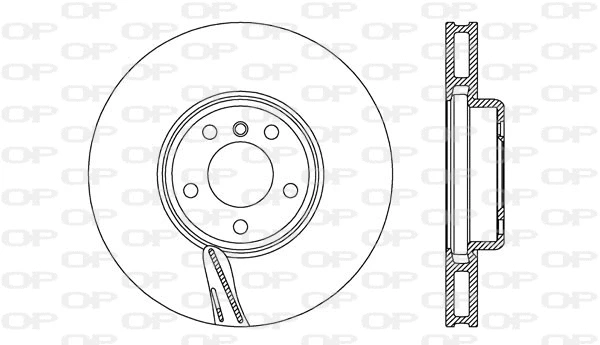 Disque de frein OPEN PARTS BDR2744.20
