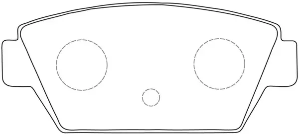 Kit de plaquettes de frein, frein à disque SB BP23110