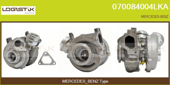 Turbocompresseur, suralimentation LGK 070084004LKA