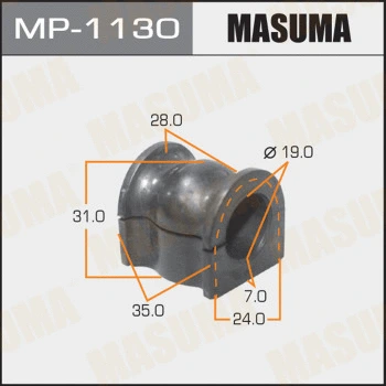 Coussinet de palier, stabilisateur MASUMA MP-1130