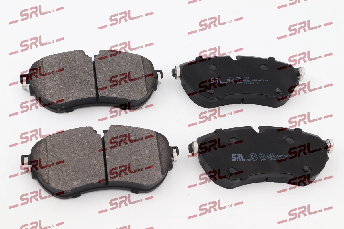 Kit de plaquettes de frein, frein à disque SRLine S70-0882