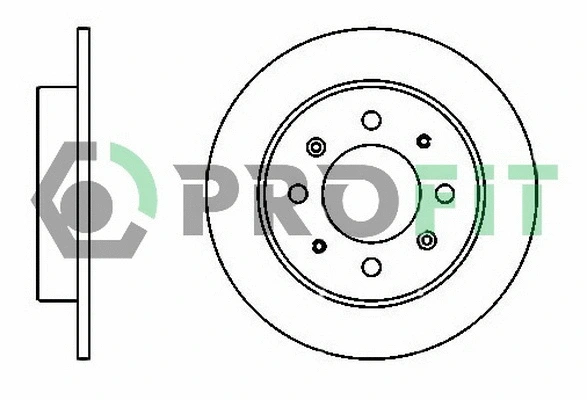 Disque de frein PROFIT 5010-1541