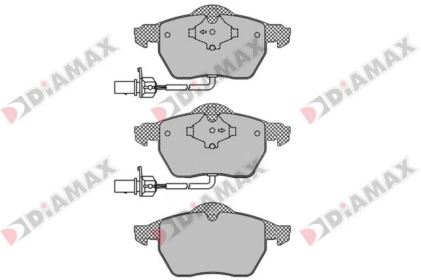 Kit de plaquettes de frein, frein à disque DIAMAX N09120