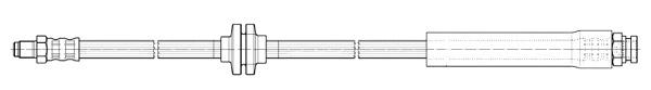 Flexible de frein CEF 512439
