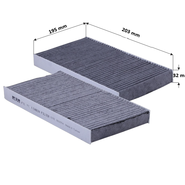 Filtre, air de l'habitacle FIL FILTER HCK 7169-2
