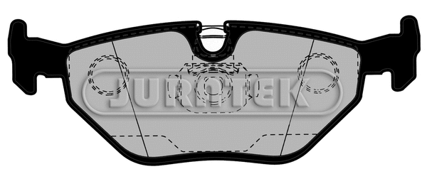 Kit de plaquettes de frein, frein à disque JURATEK JCP1075