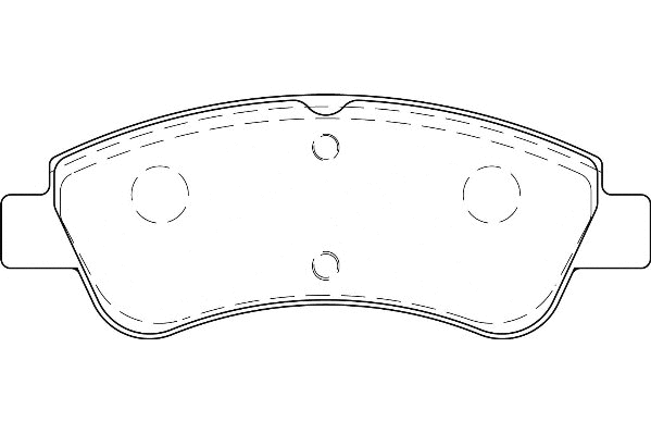 Kit de plaquettes de frein, frein à disque Omnicraft 2135166