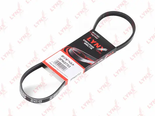 Courroie trapézoïdale à nervures LYNXAUTO 3PK0753