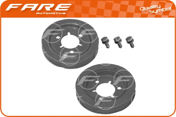 Kit de poulies, vilebrequin FARE SA 2390C