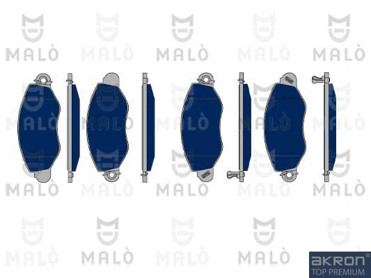 Kit de plaquettes de frein, frein à disque AKRON-MALÒ 1050389