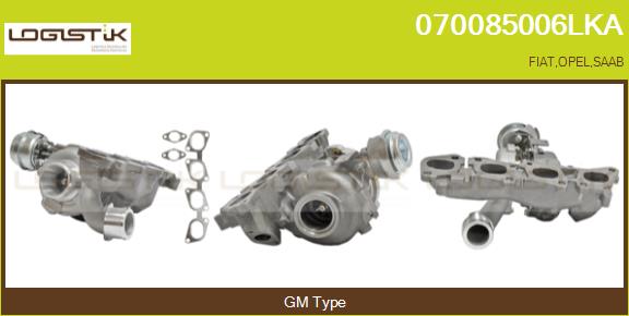 Turbocompresseur, suralimentation LGK 070085006LKA