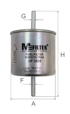 Filtre à carburant MFILTER DF 3568