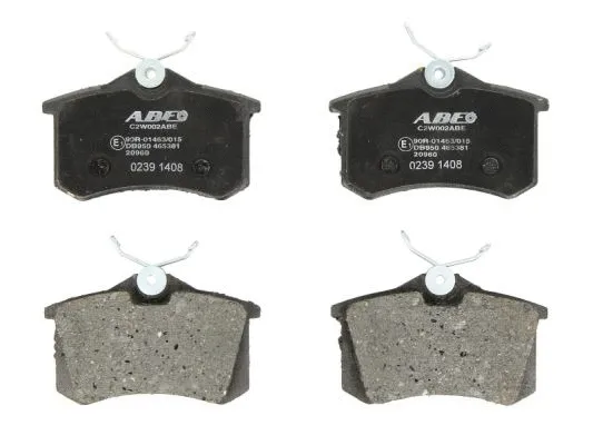 Kit de plaquettes de frein, frein à disque ABE C2W002ABE