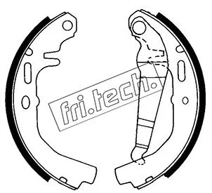Jeu de mâchoires de frein fri.tech. 1073.158
