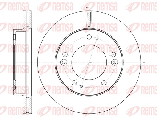 Disque de frein REMSA 6790.10