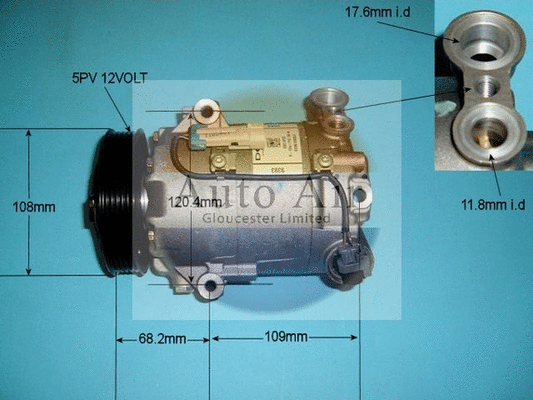 Compresseur, climatisation AUTO AIR GLOUCESTER 14-9706