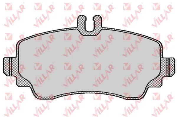 Kit de plaquettes de frein, frein à disque VILLAR 626.0671