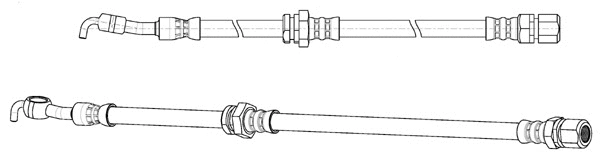 Flexible de frein CEF 512604