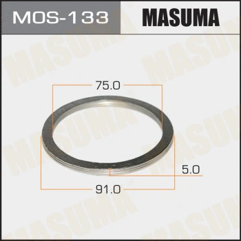 Bague d'étanchéité, tuyau d'échappement MASUMA MOS-133