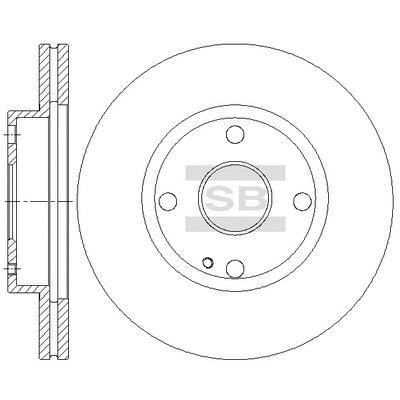Disque de frein Hi-Q SD5334