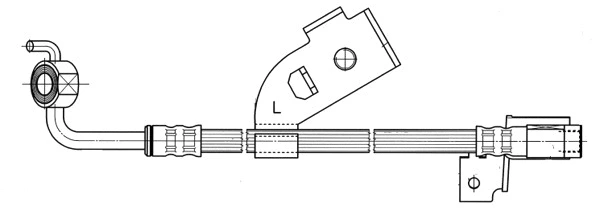 Flexible de frein CEF 511621